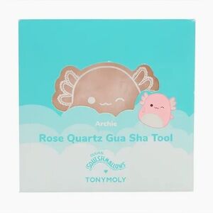 💕TONYMOLY x SQUISHMALLOWS💕Archie Rose Quartz Gua Sha Tool/NWT